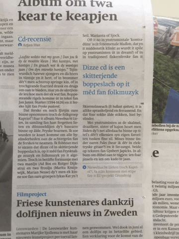 Recensie Friesch Dagblad CD Kapriol